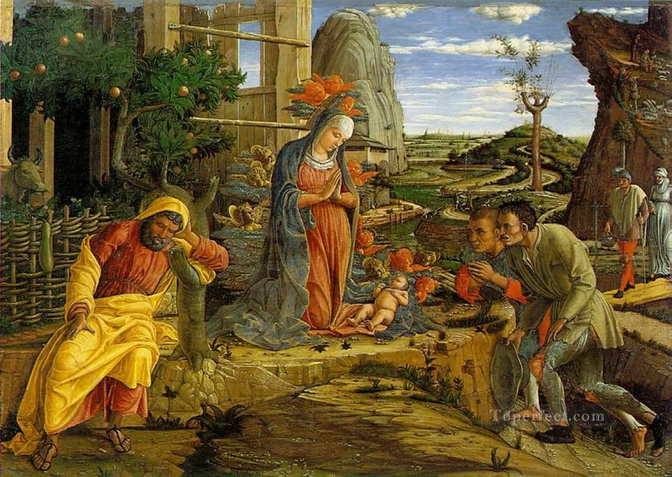 Adoration of the Shepherds Renaissance painter Andrea Mantegna Oil Paintings